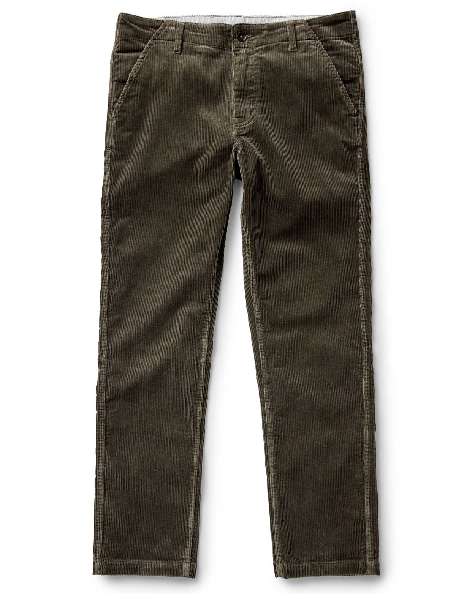 The Carnegie Pant Fatigue Olive Corduroy