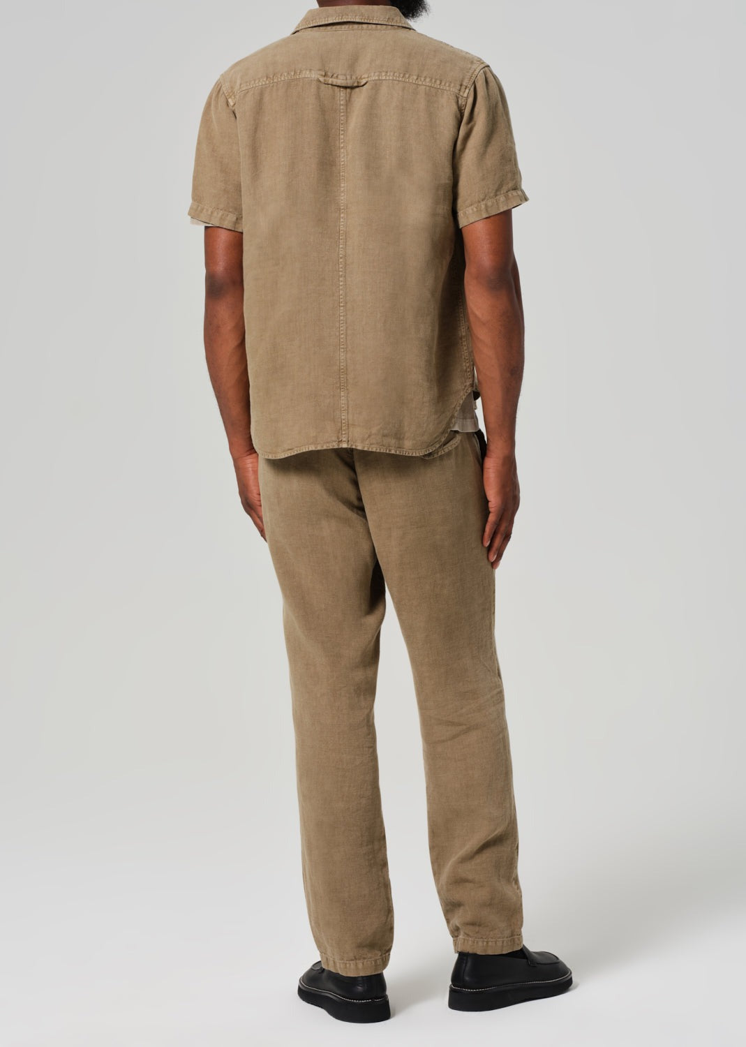 Drawstring Deck Pant Dark Khaki (Reservoir)