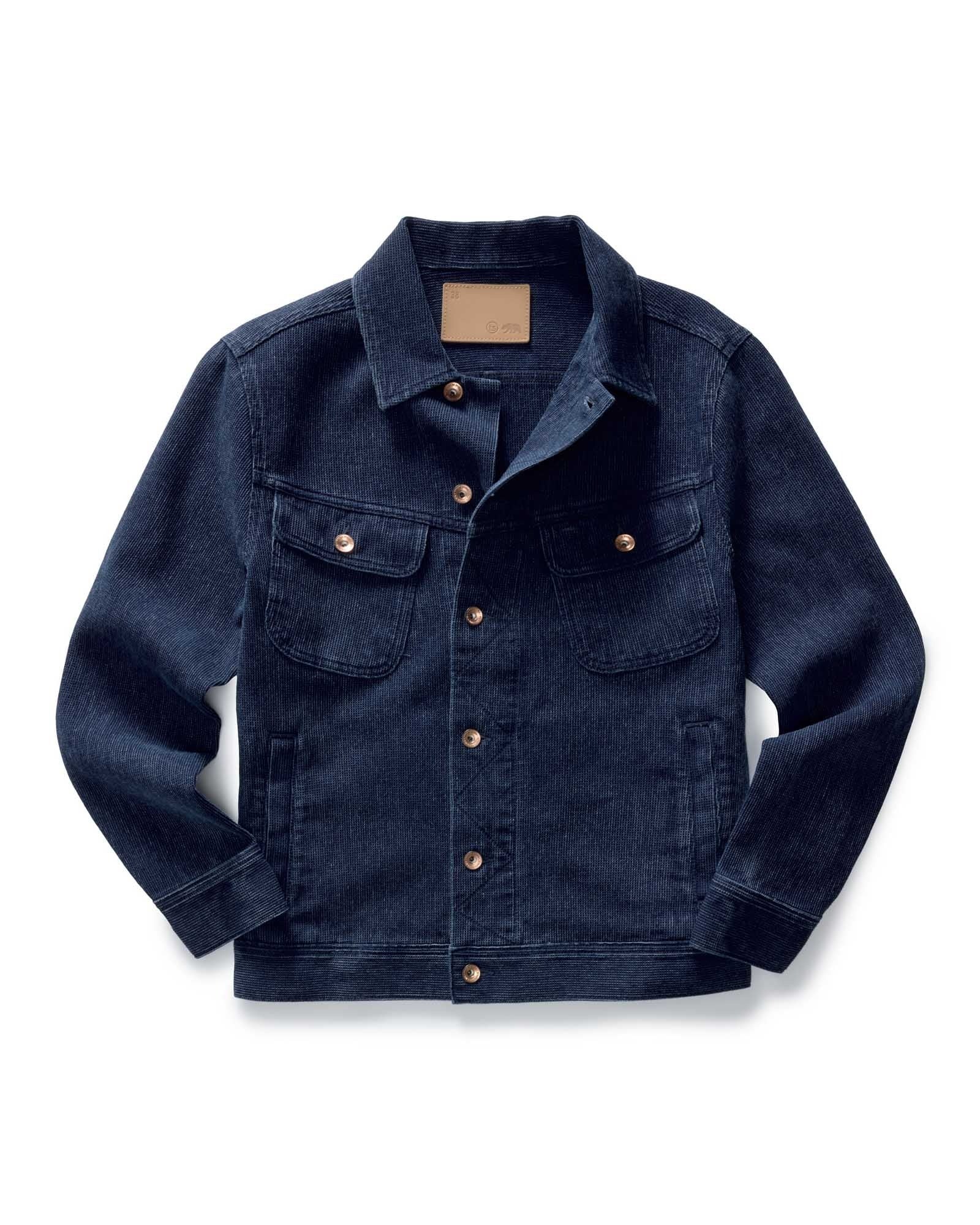 The Long Haul Jacket Rinsed Indigo Waffle