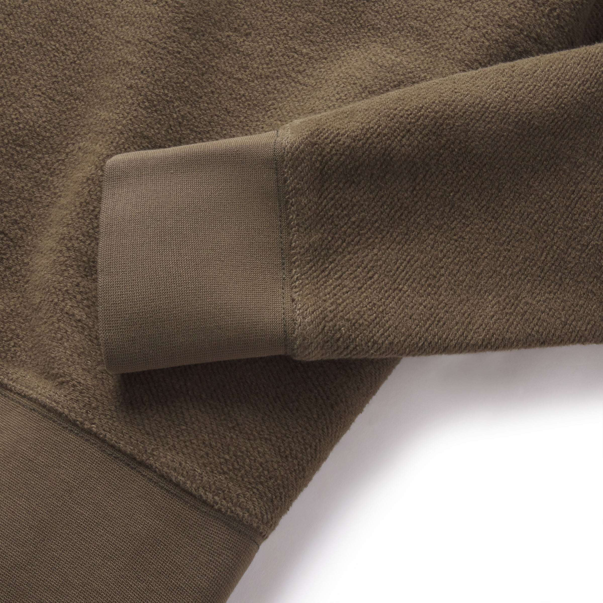 Dunlop Reverse Fleece Crew Neck Moss