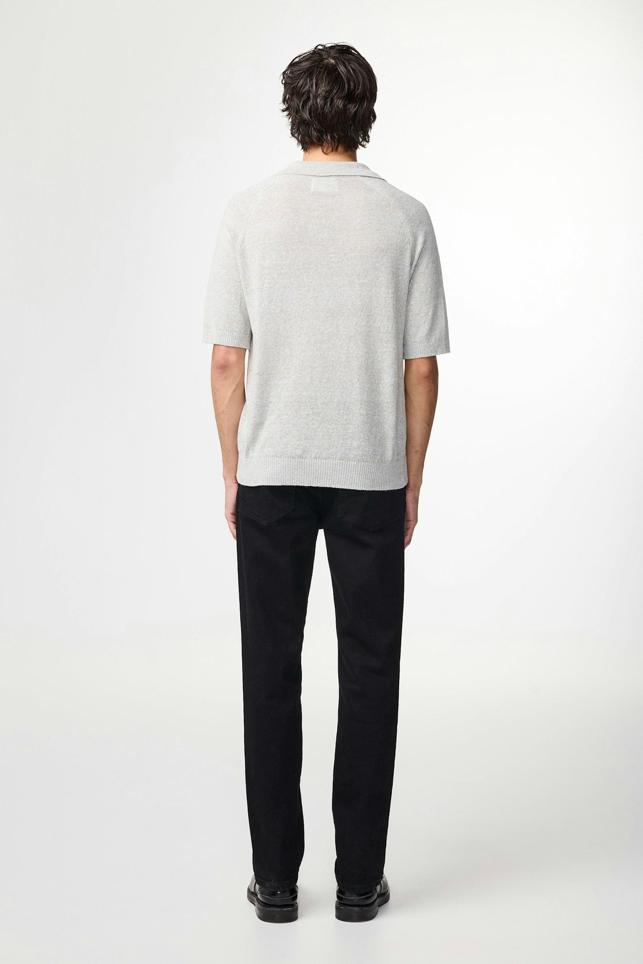 Cale V-Neck Polo 6565 Winter Sky