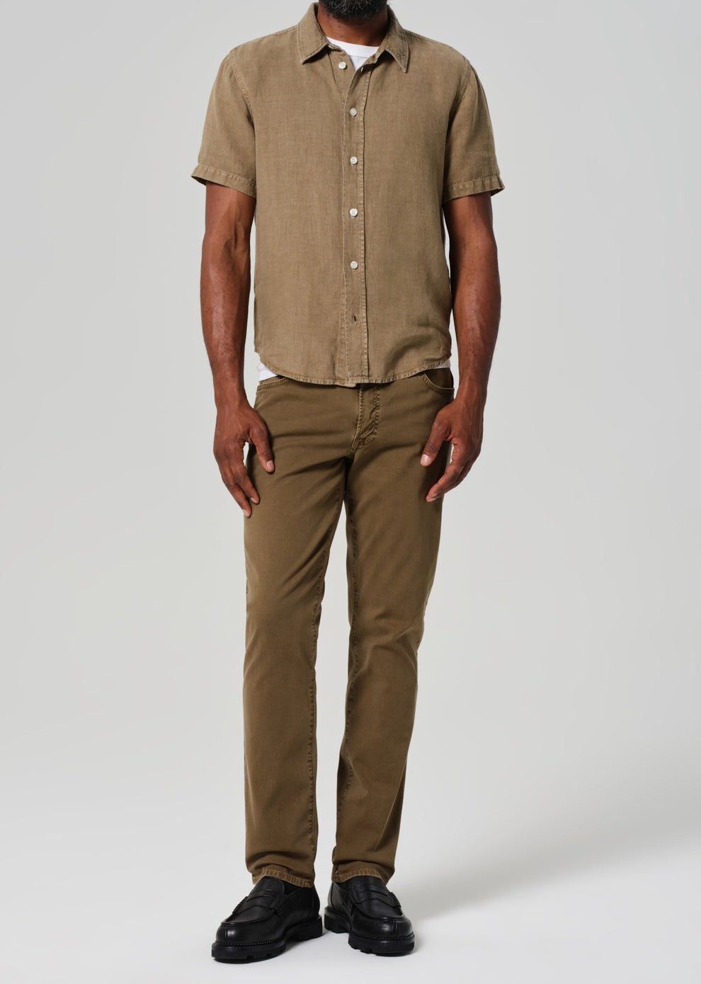 Gage in Italian Canvas Dark Khaki (Reservoir)