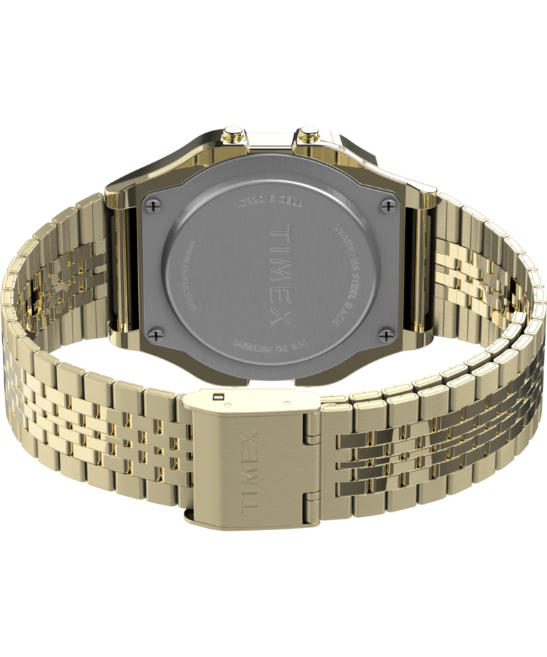 Timex T80 34mm Stainless Steel Bracelet Watch