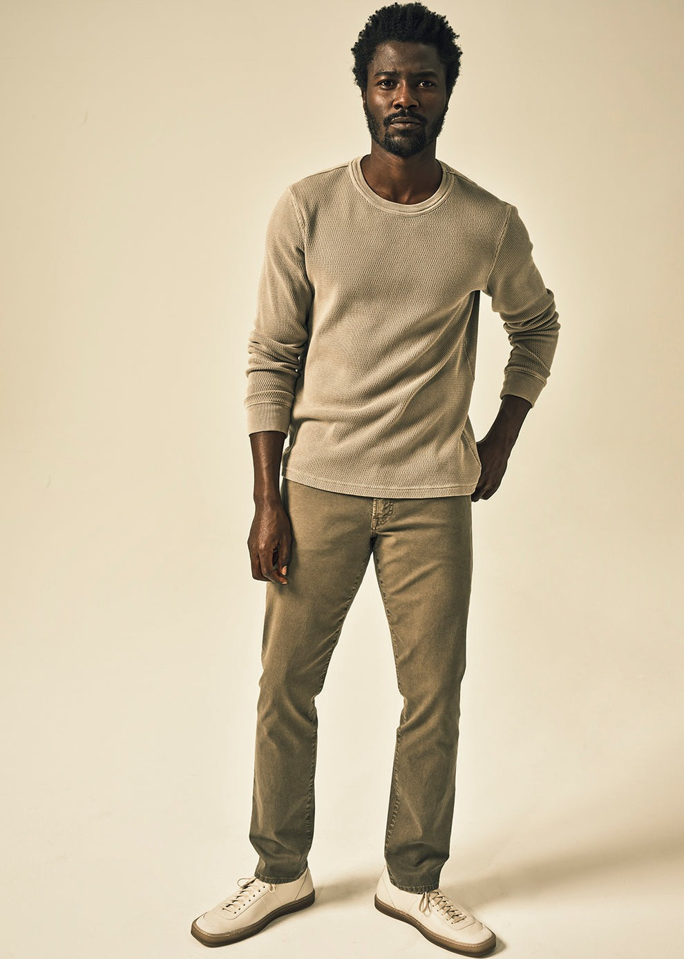 Gage in Italian Canvas Dark Khaki (Reservoir)