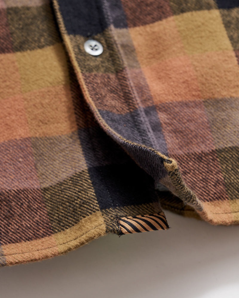 Block Shadow Plaid Tuscumbia Shirt Multi