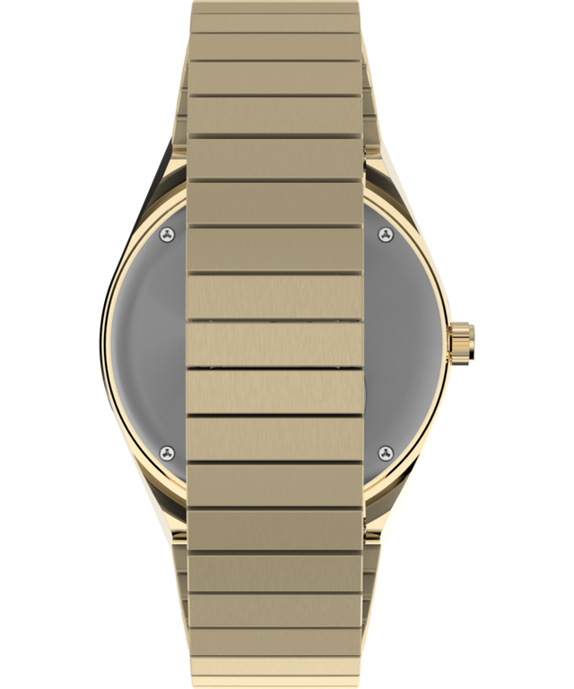 Q Timex® 36mm Stainless Steel Expansion Band Watch