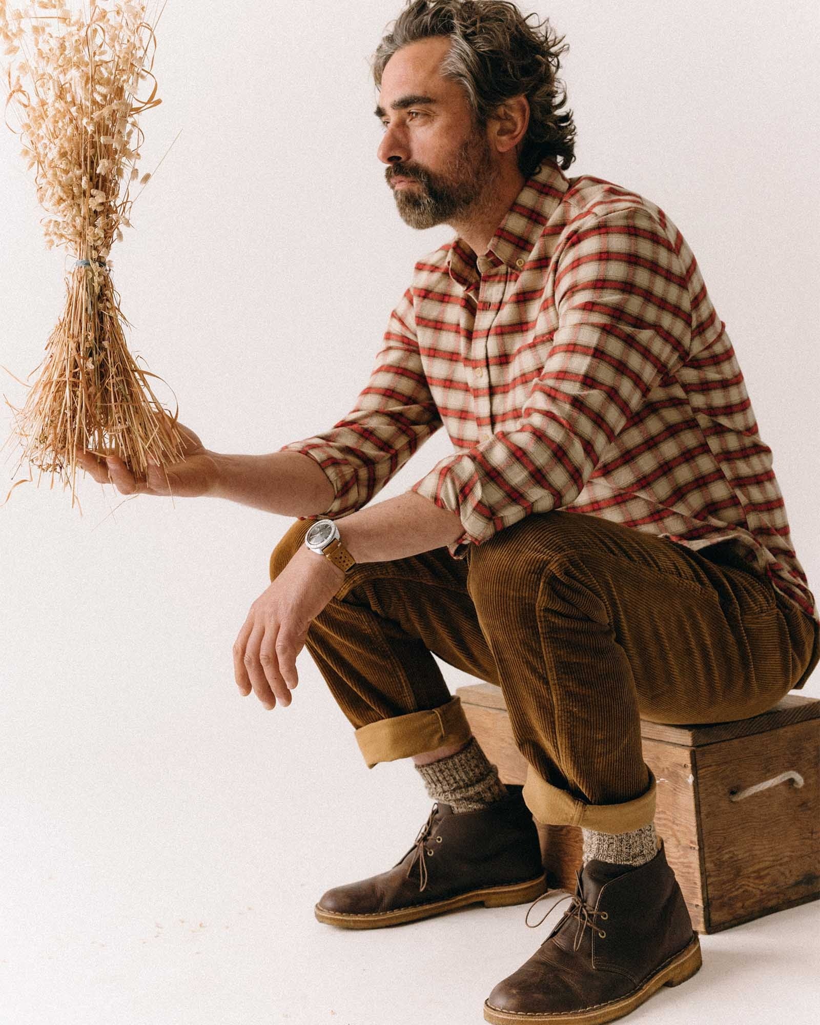 The Carnegie Pant Bourbon Corduroy