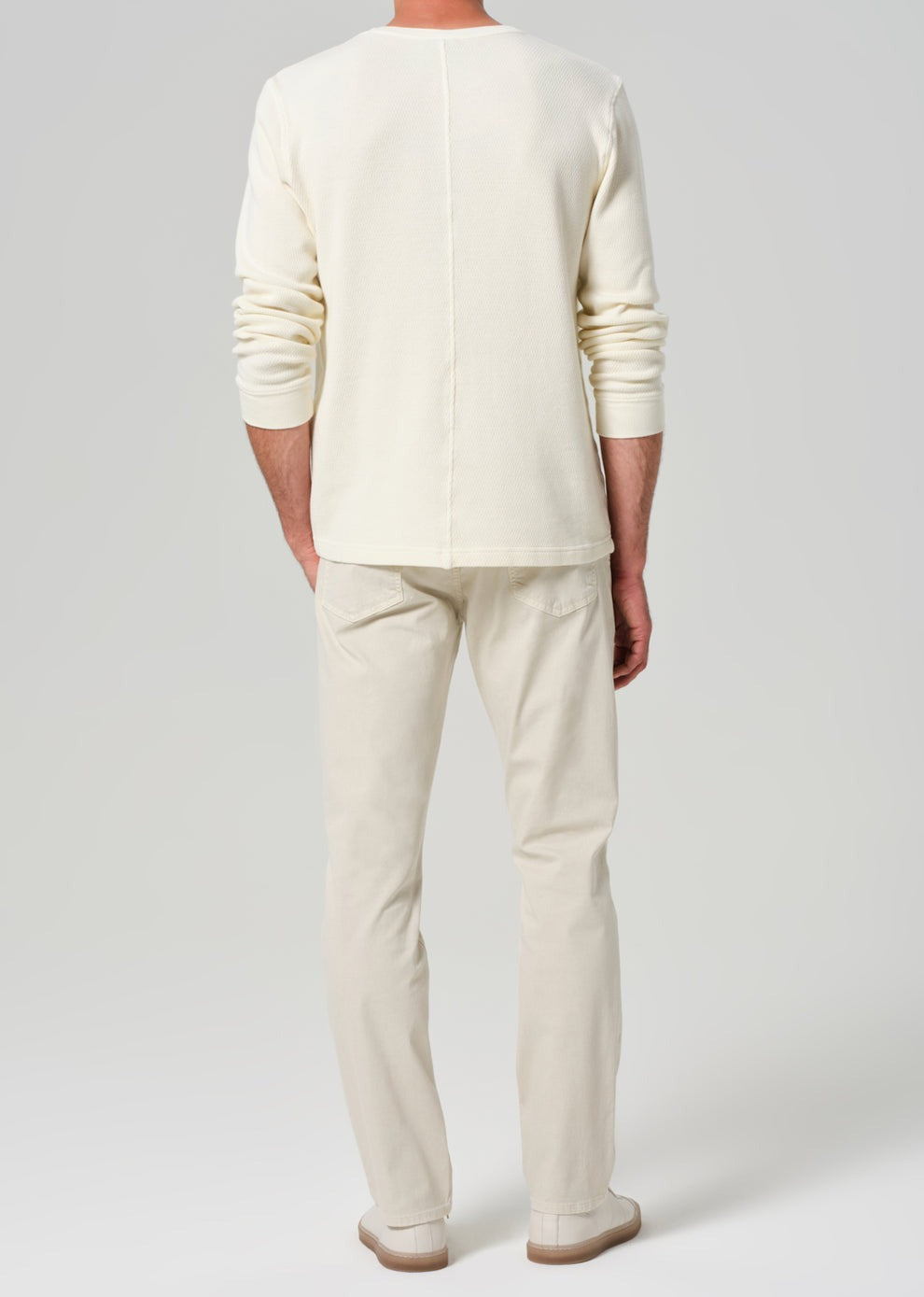 Gage in Italian Canvas Natural (Abalone)