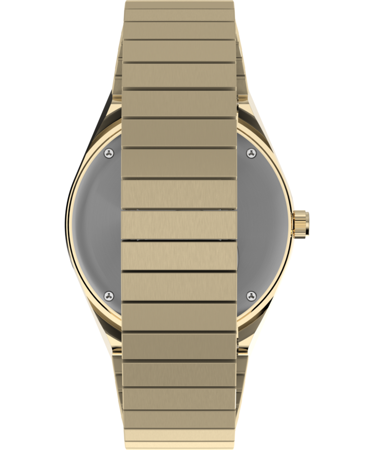 Diver Inspired Q Gold-tone Case and Expansion Band with Malachite Dial