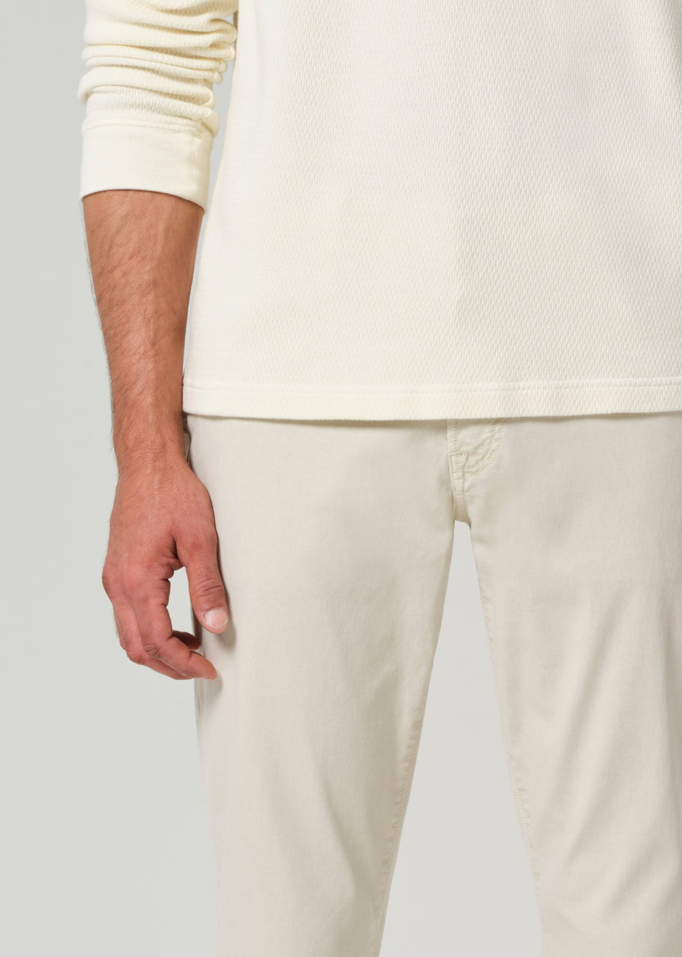 Gage in Italian Canvas Natural (Abalone)