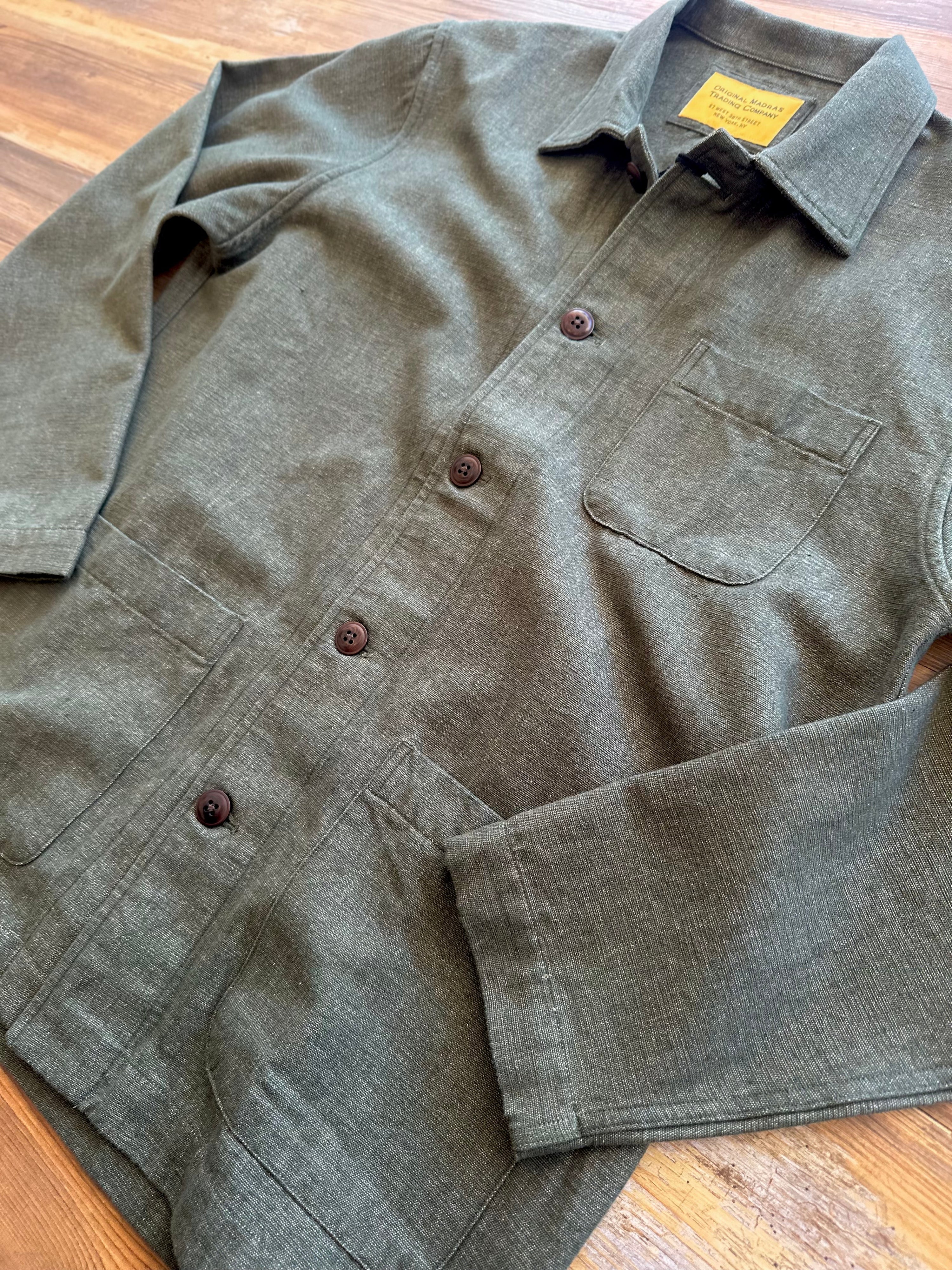 Chore Jacket Green Chambray