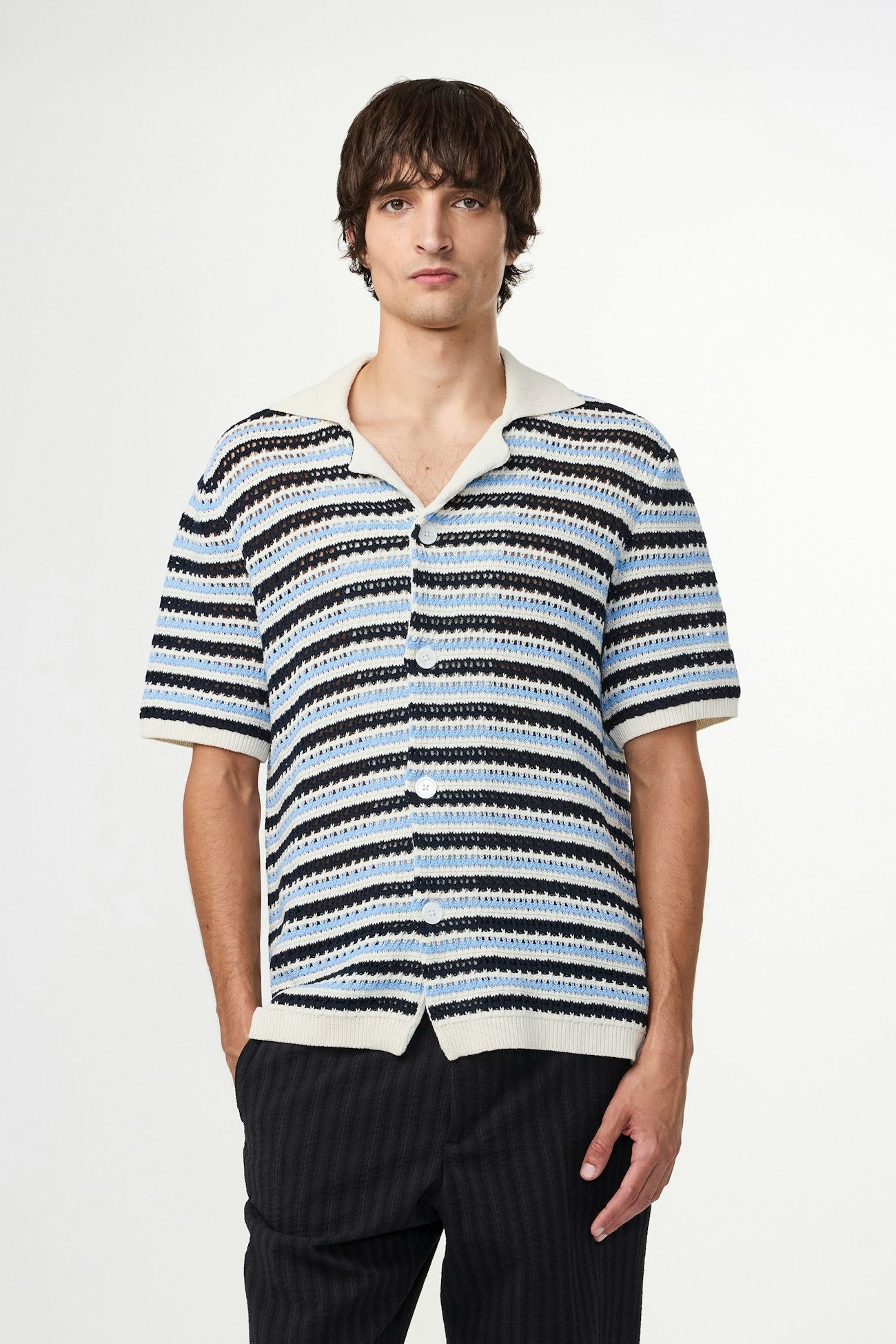 Henry SS 6636 Navy Stripe
