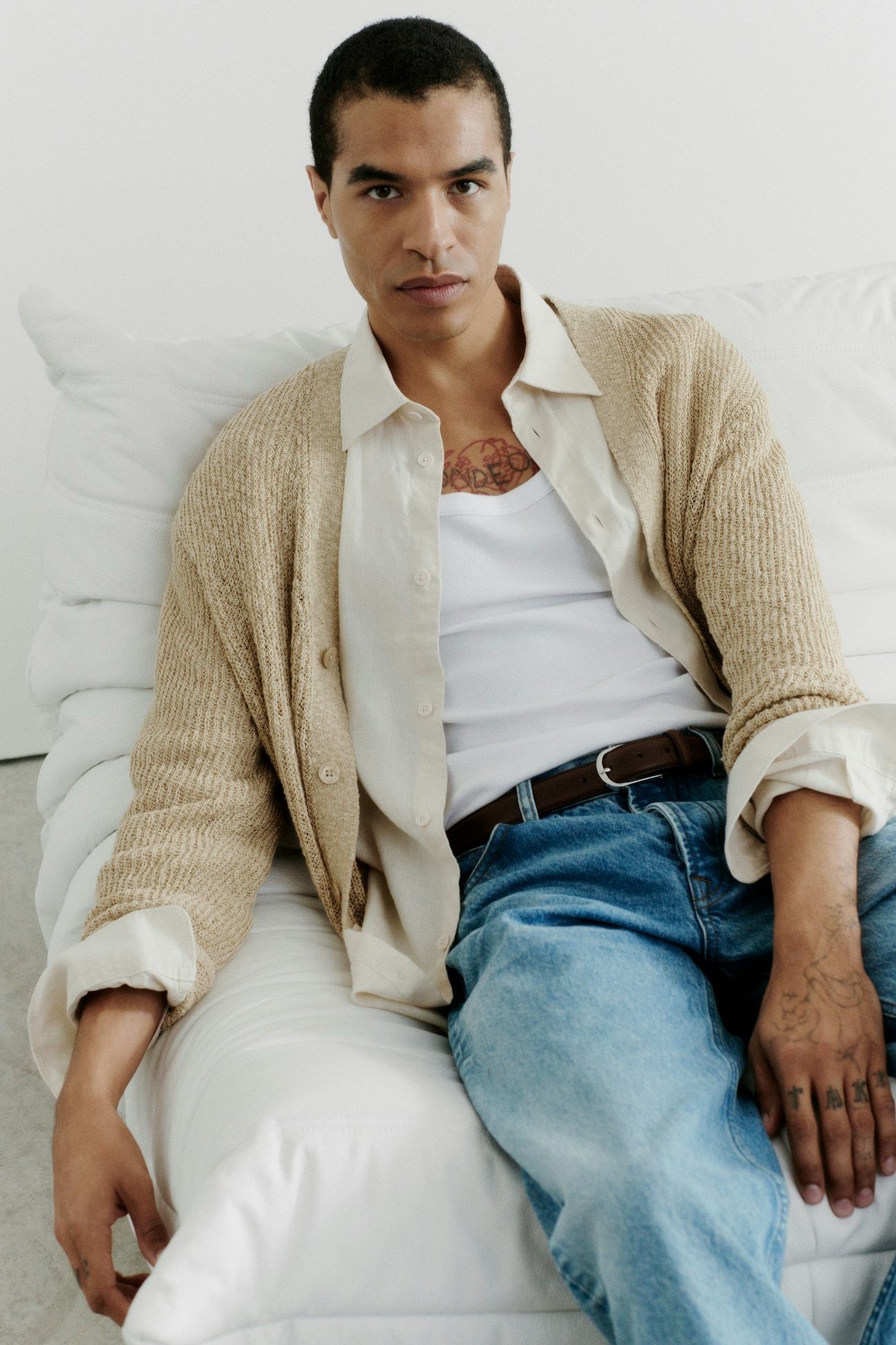 Enzo Shirt 5708 Ecru