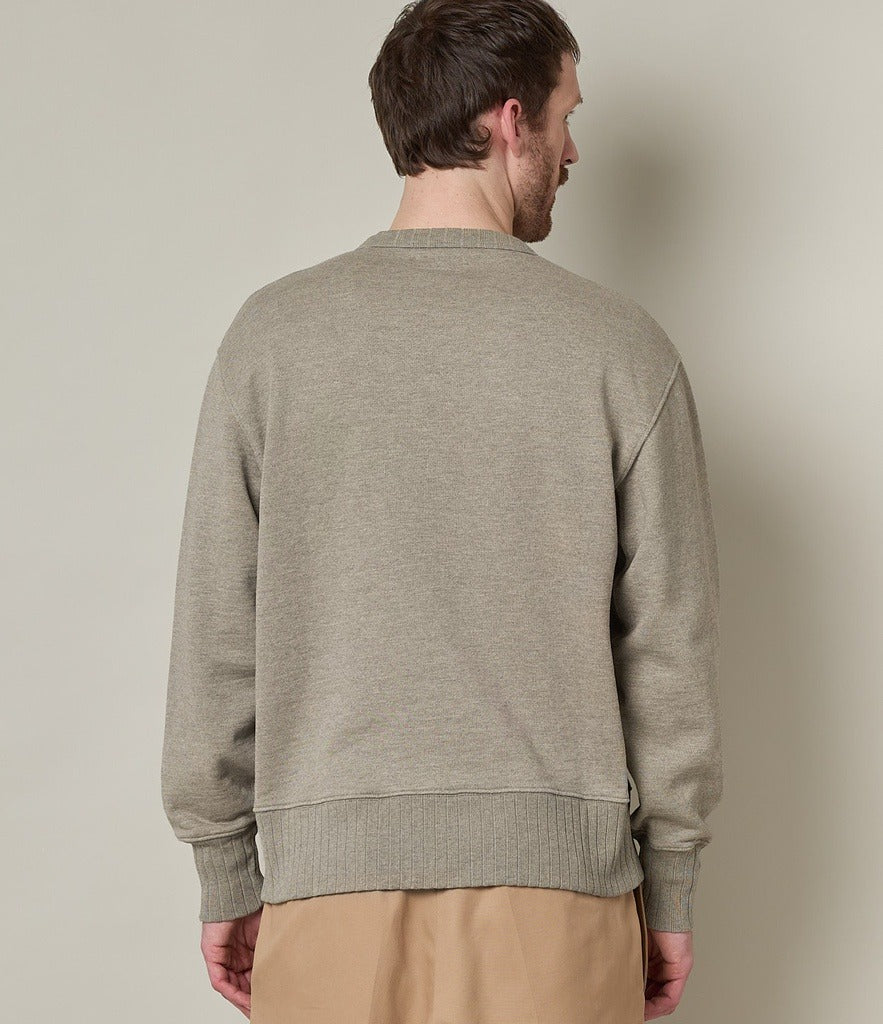Rugged Fleece Sweatshirt Grey Melange