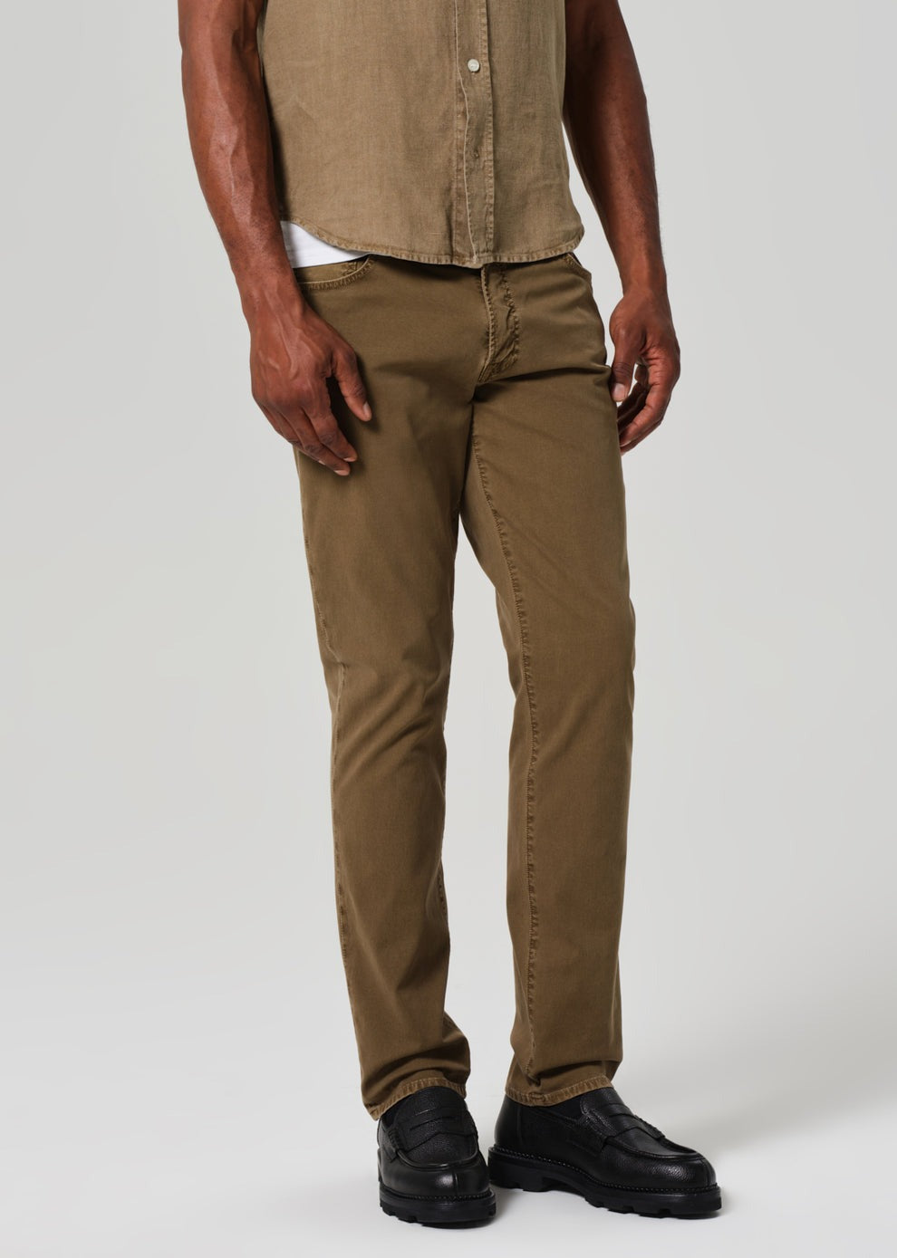 Gage in Italian Canvas Dark Khaki (Reservoir)