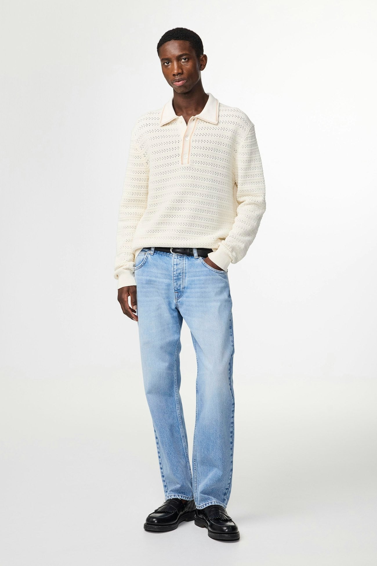 Josh LS Polo 6636 Ivory