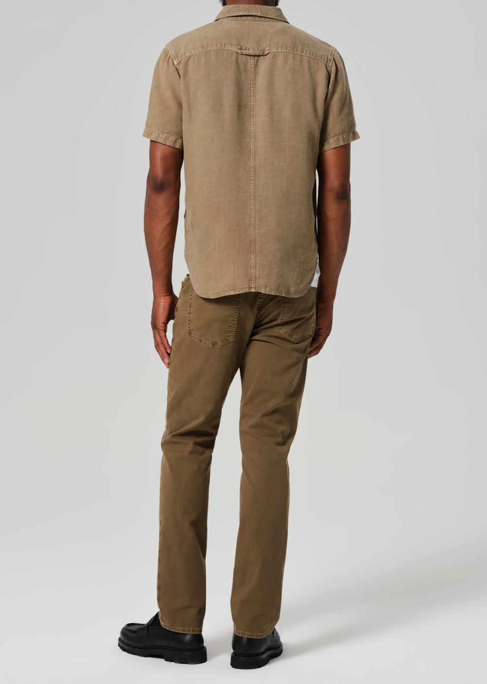 Gage in Italian Canvas Dark Khaki (Reservoir)