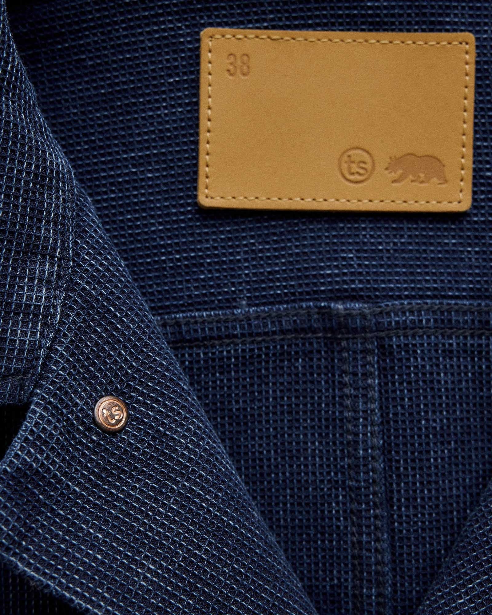 The Long Haul Jacket Rinsed Indigo Waffle