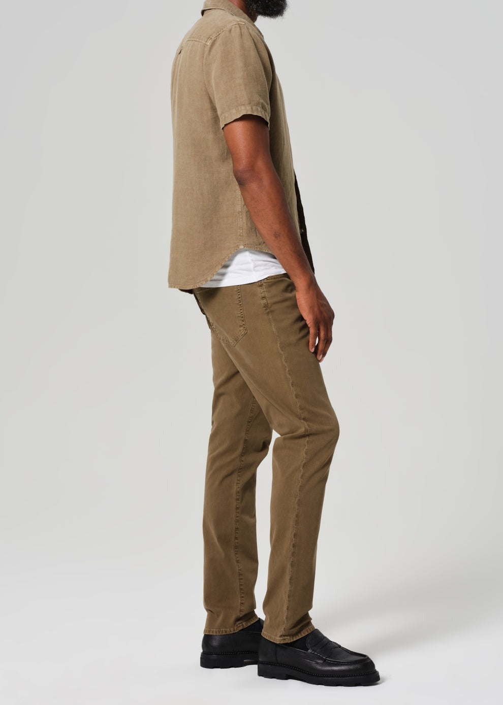 Gage in Italian Canvas Dark Khaki (Reservoir)