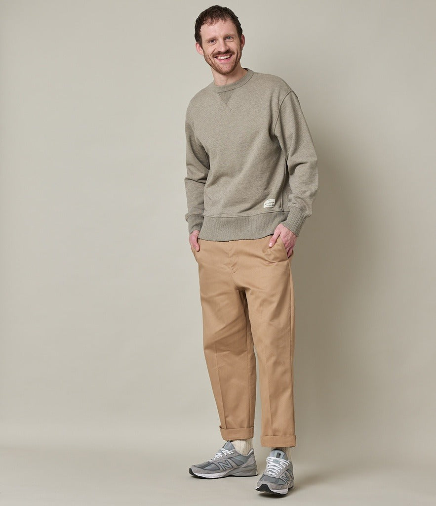 Rugged Fleece Sweatshirt Grey Melange