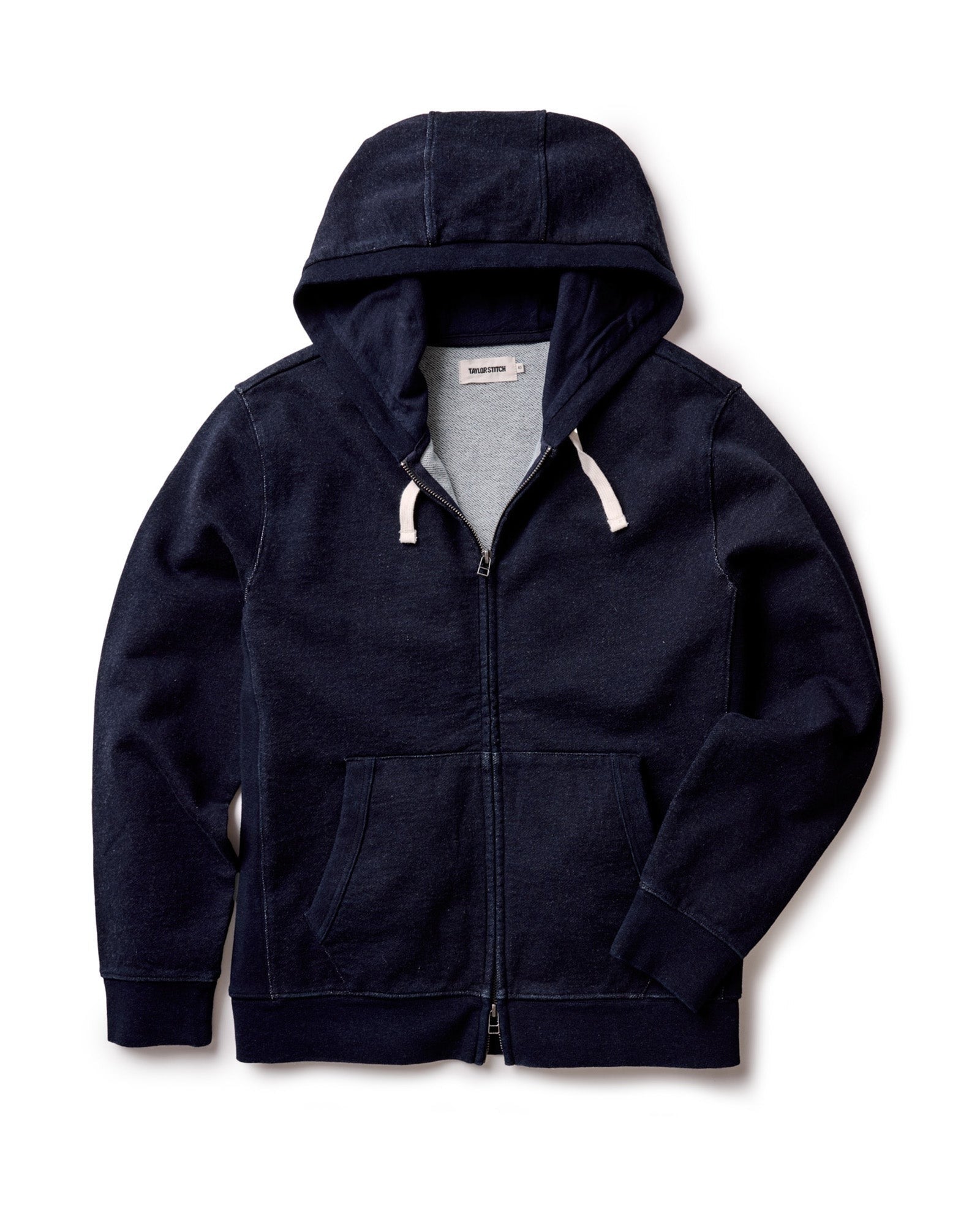 The Apres Zip Hoodie Rinsed Indigo Terry