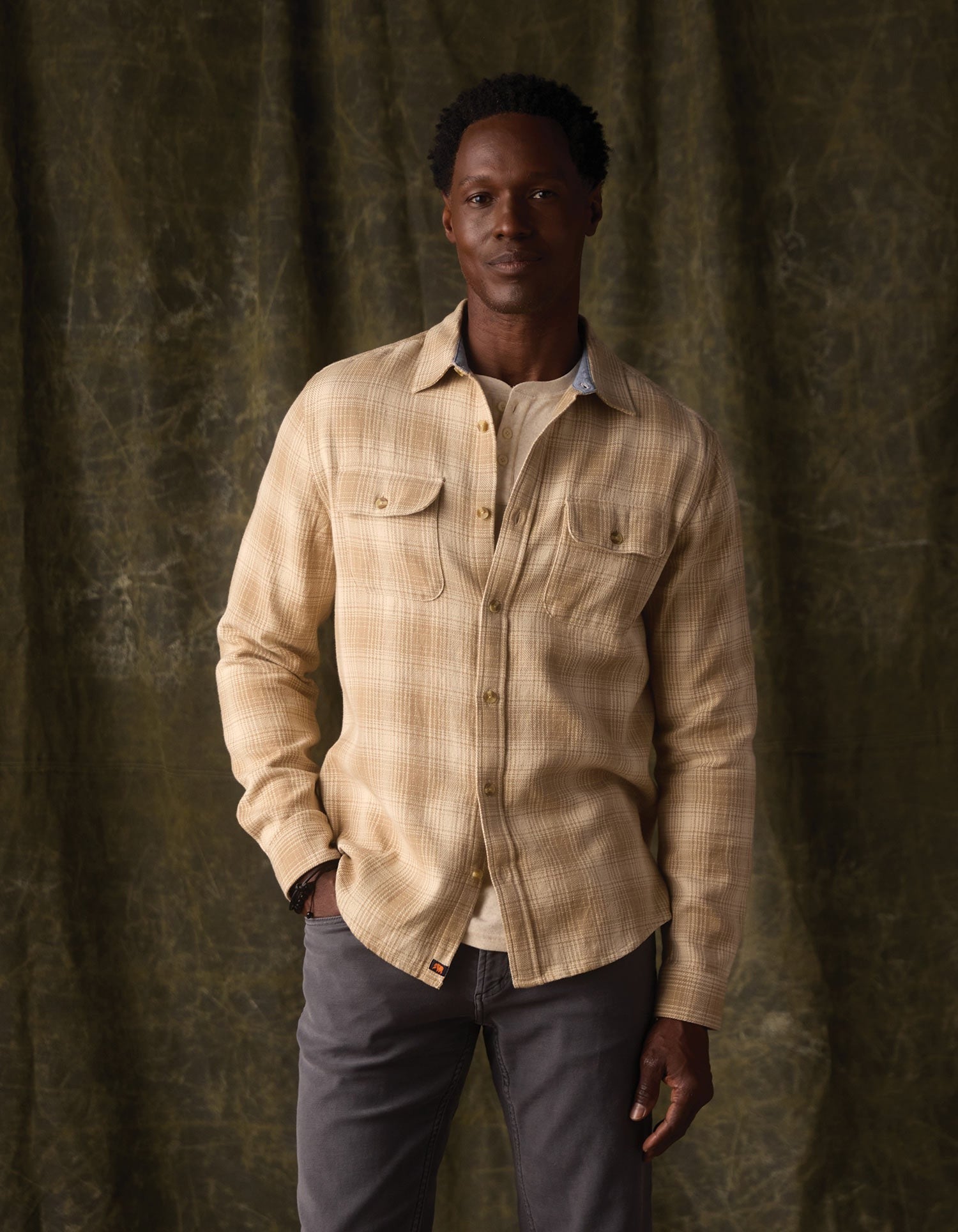 Mountain Overshirt Oak Plaid