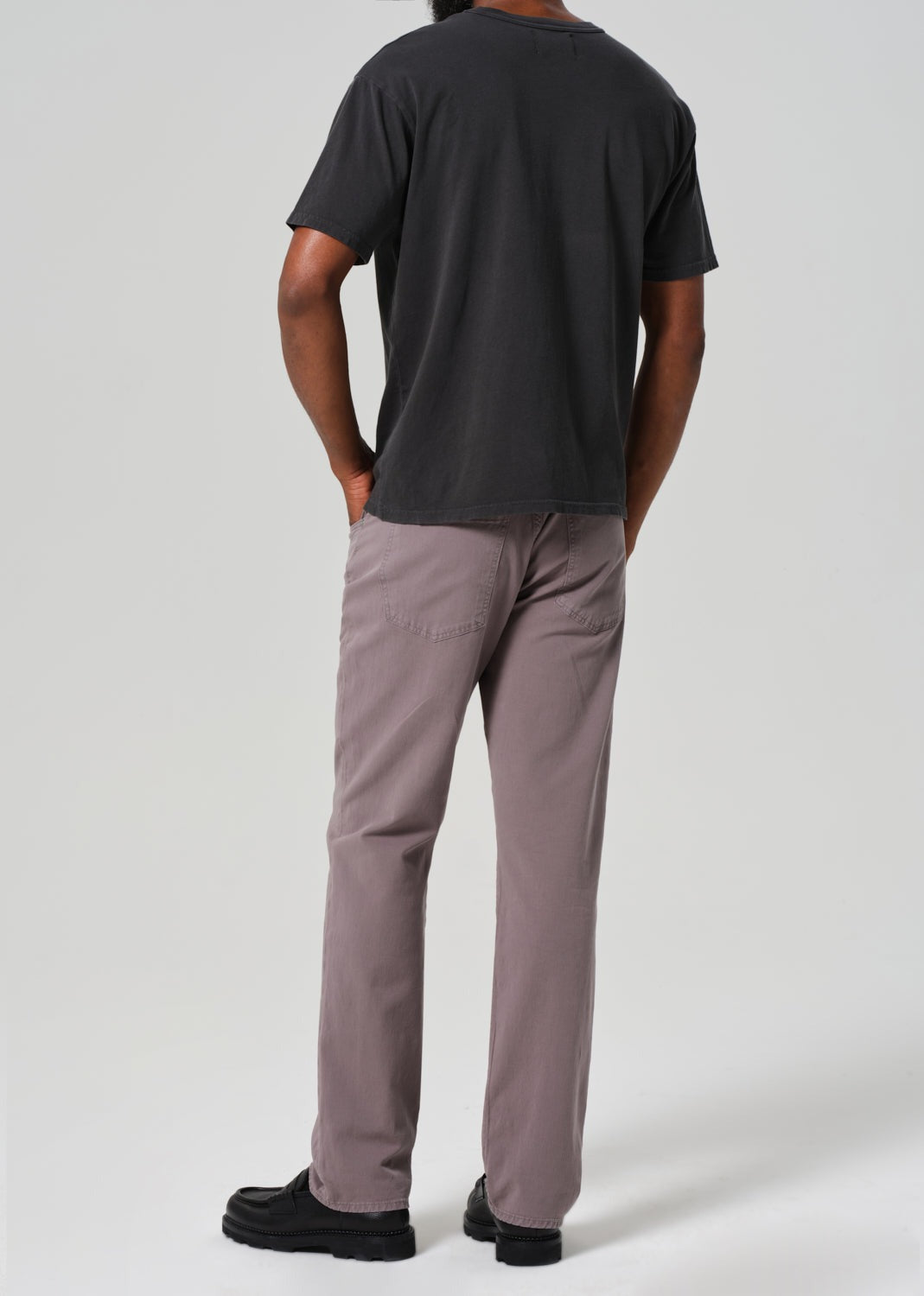 Elijah in Stretch Linen Slate Grey (Volcanic)