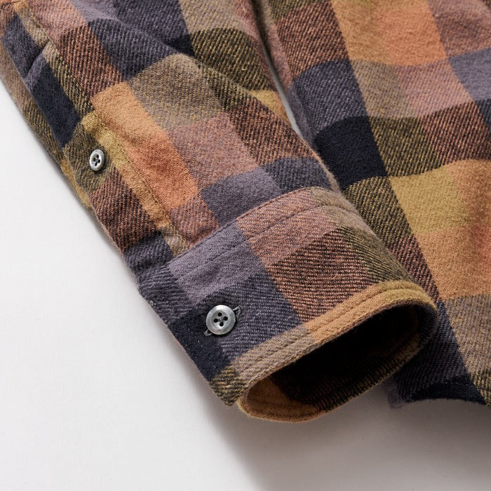 Block Shadow Plaid Tuscumbia Shirt Multi