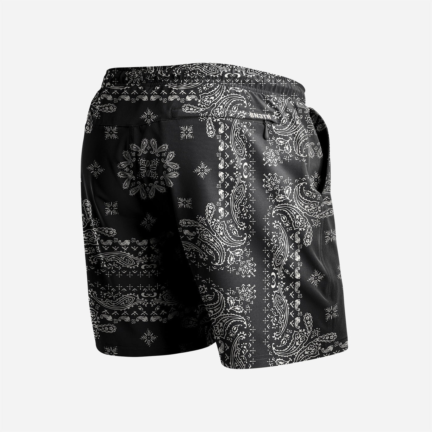 Agua Volley 2N1 Short 7” Bandana-Black