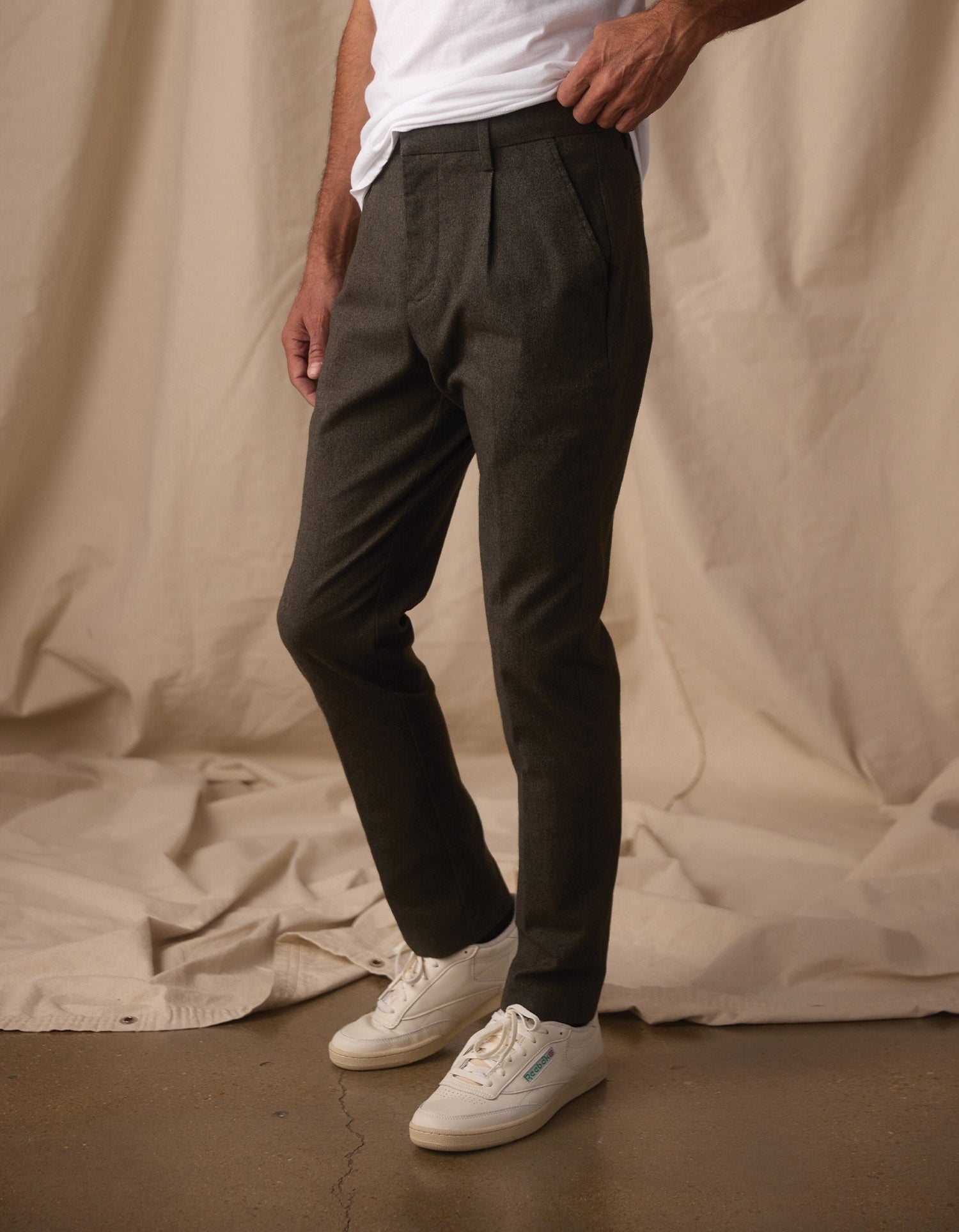 Normal Trouser Dark Olive