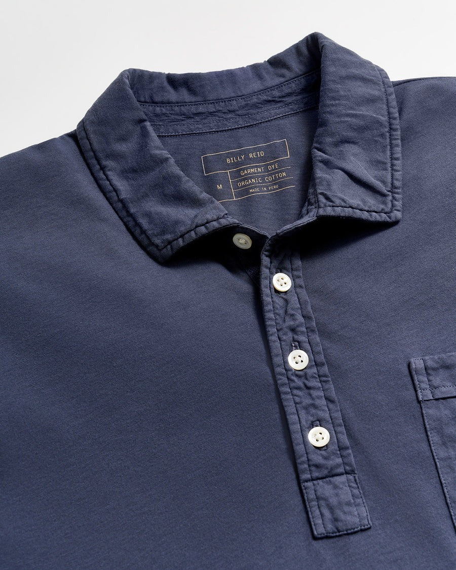 Long Sleeve Pensacola Polo Navy