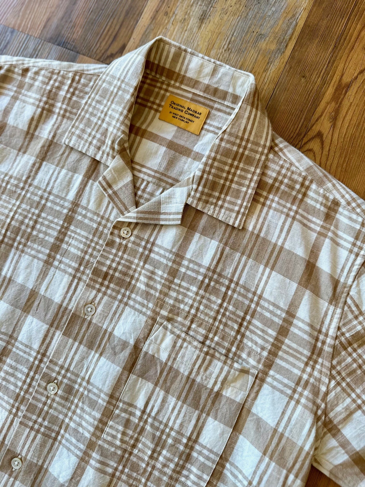 Cuban S/S Shirt Tan