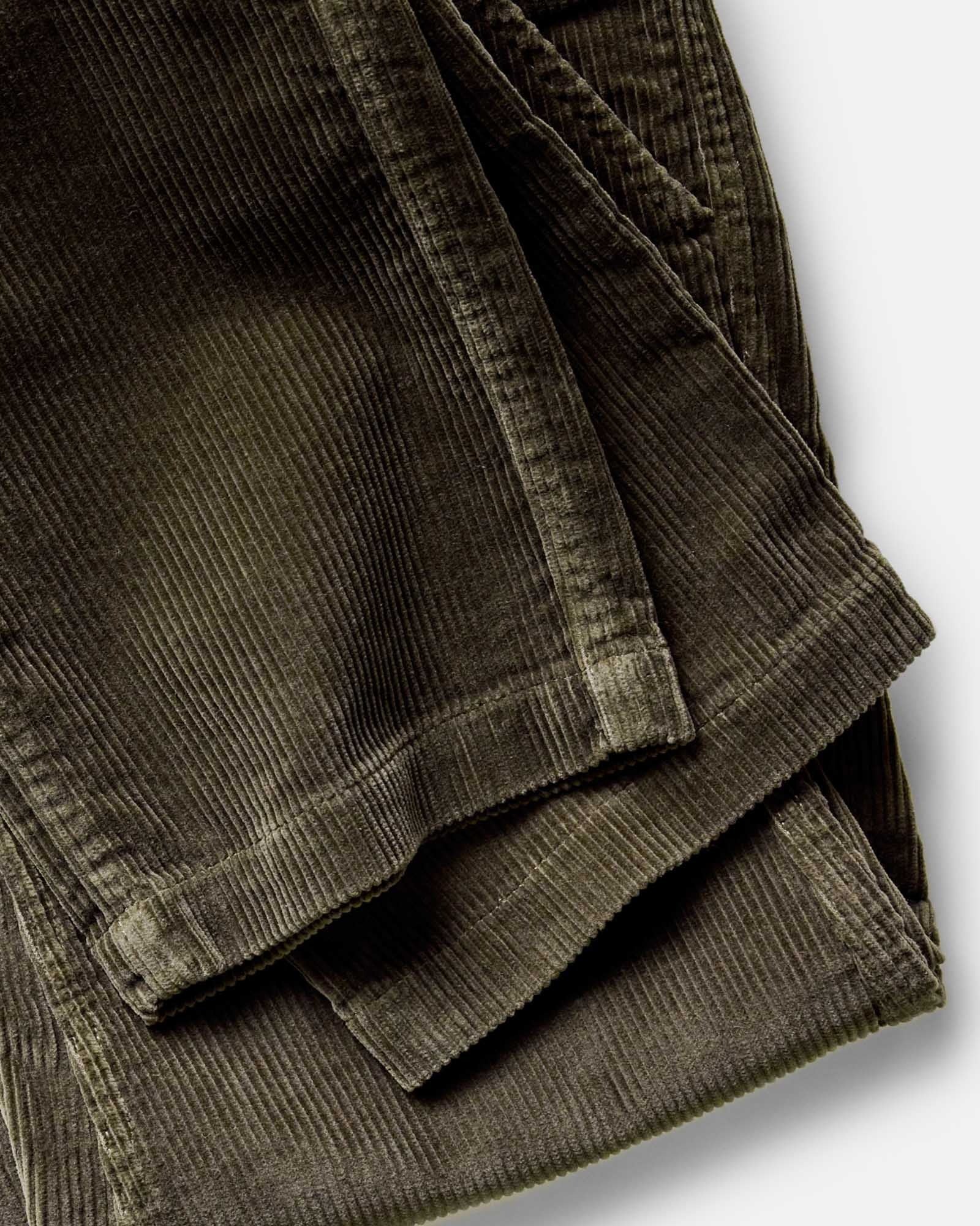 The Carnegie Pant Fatigue Olive Corduroy