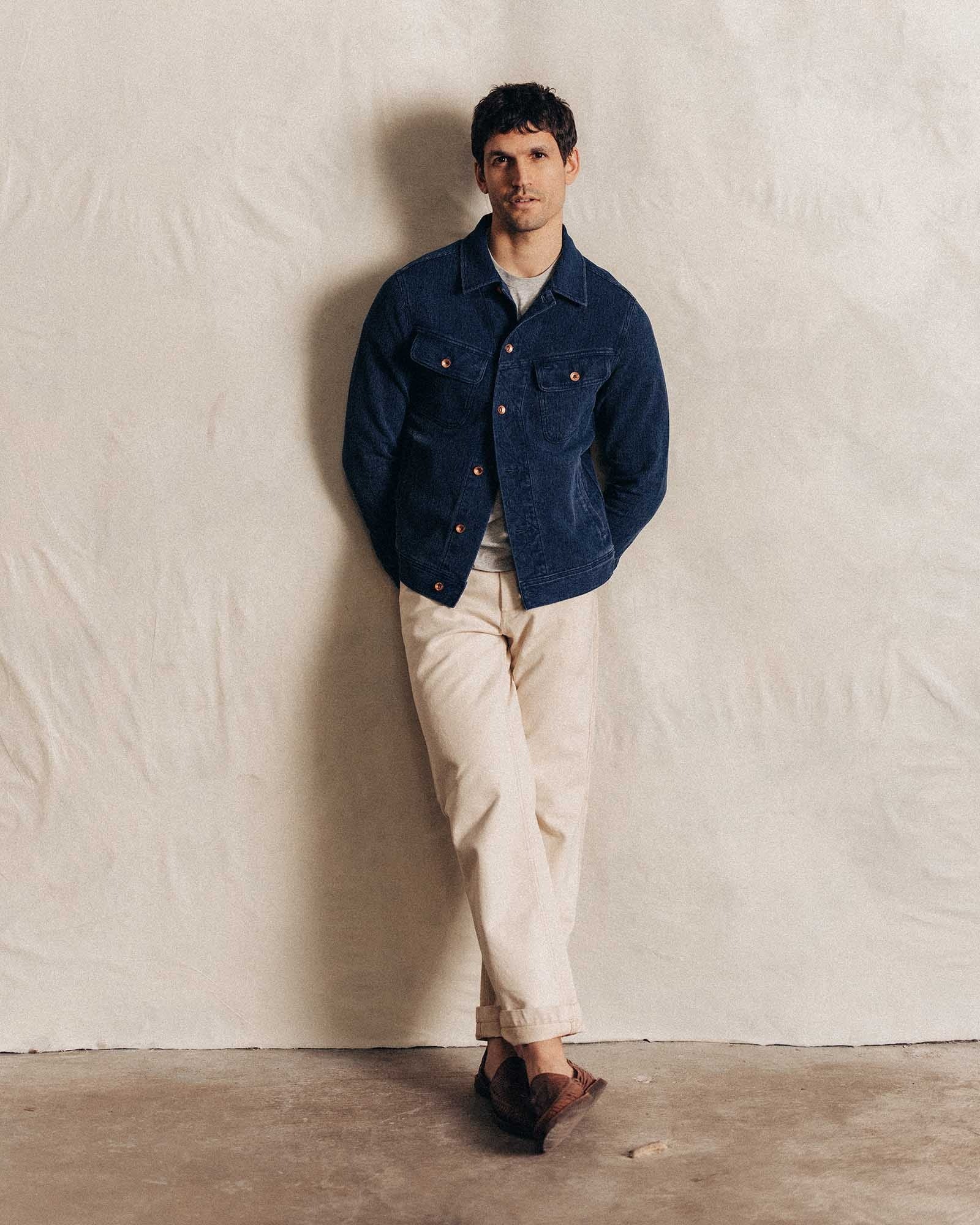 The Long Haul Jacket Rinsed Indigo Waffle