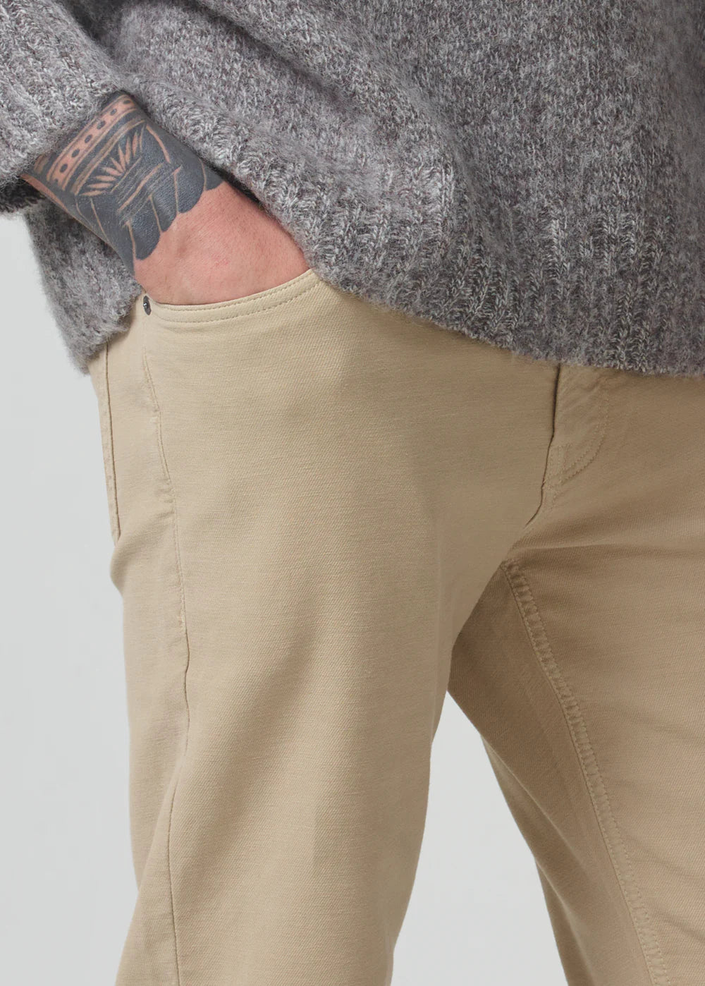 Adler in French Terry Khaki Classic
