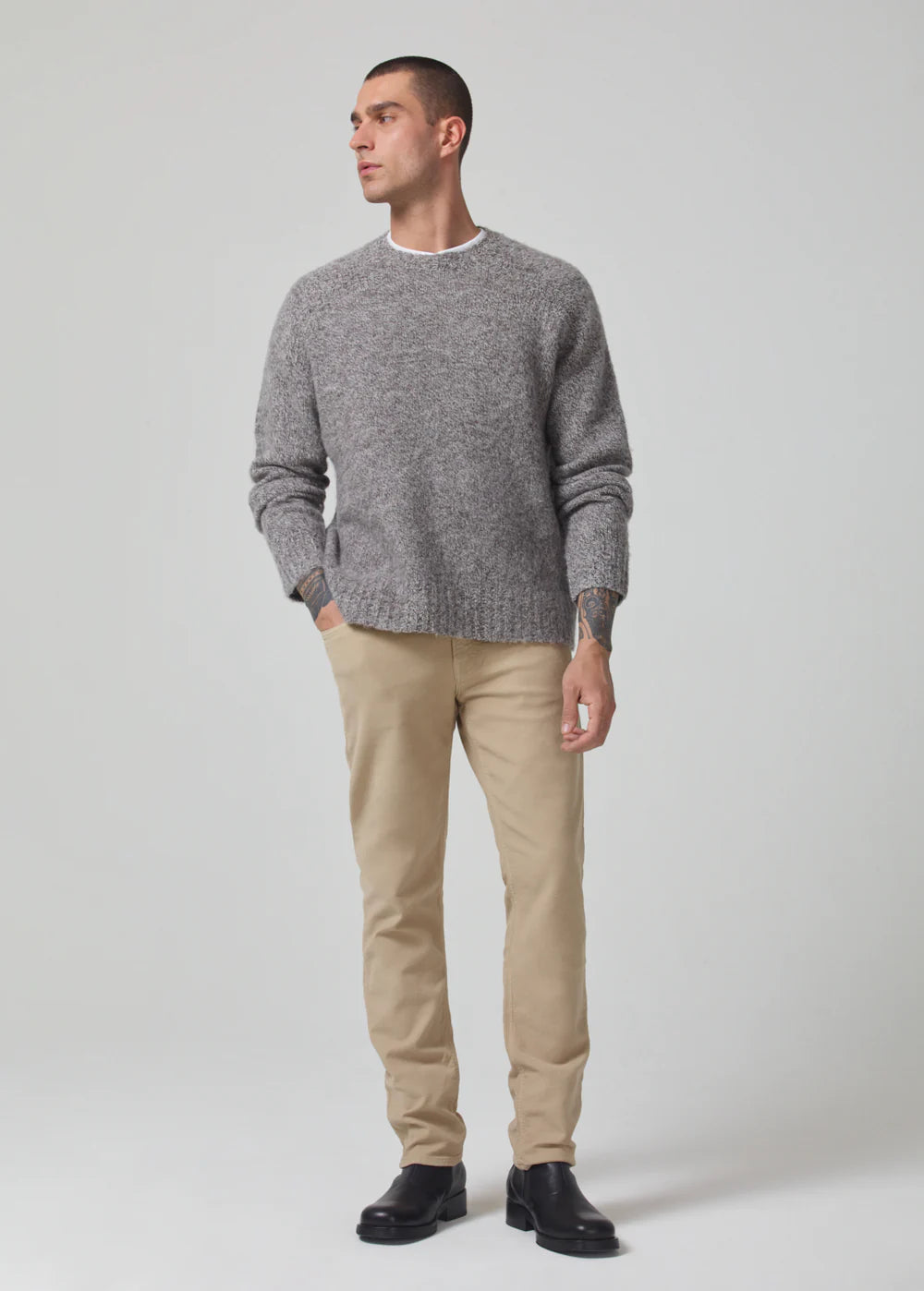 Adler in French Terry Khaki Classic