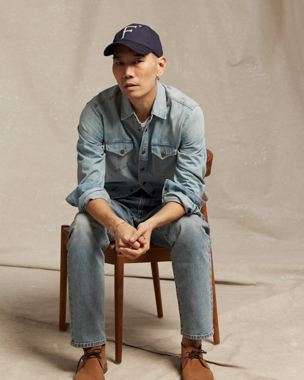Shoals Denim Shirt Denim Wash