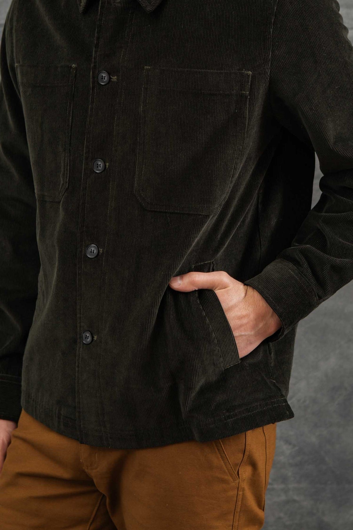Banks Shirt Jacket Deep Pine Corduroy