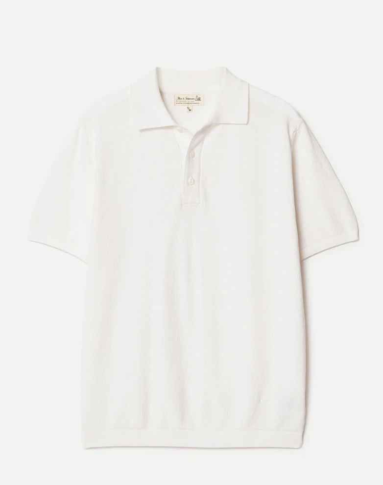 All Good! Cotton Pikee Polo White