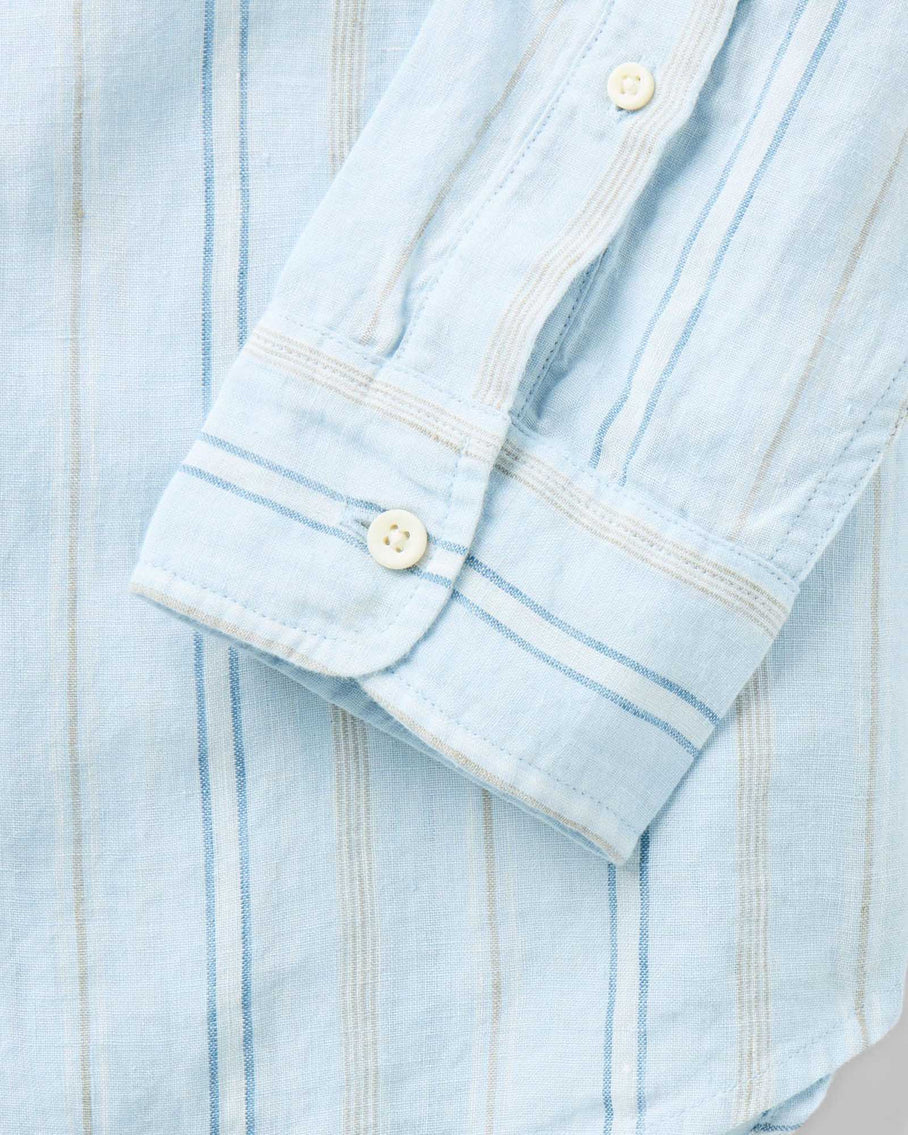 The Jack Blue Sky Stripe Linen