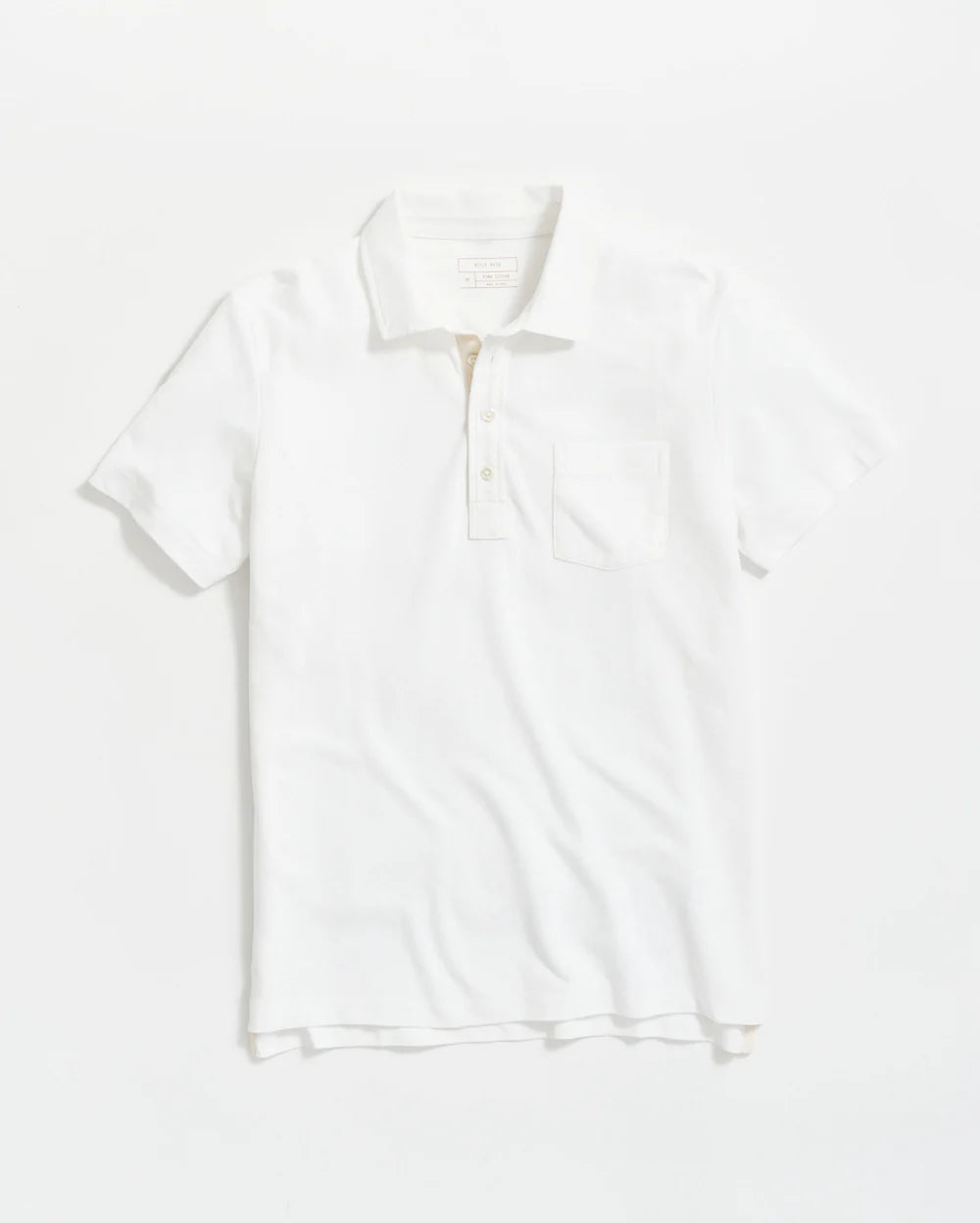Pique Pensacola Polo White