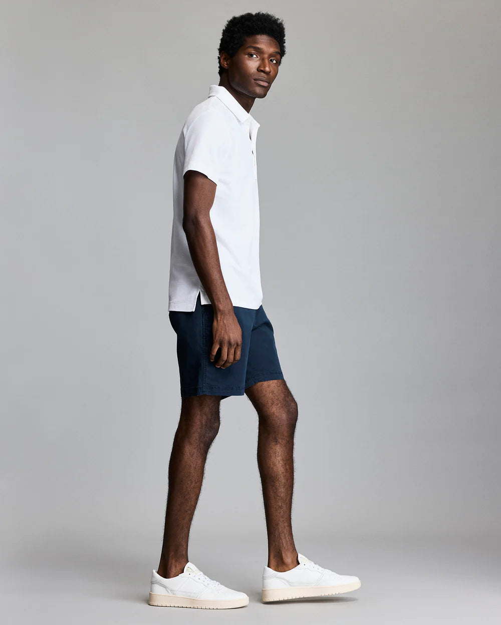Pique Pensacola Polo White