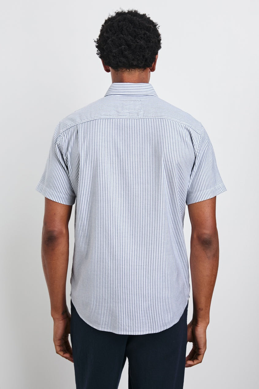 Kieren Blue White Stripe