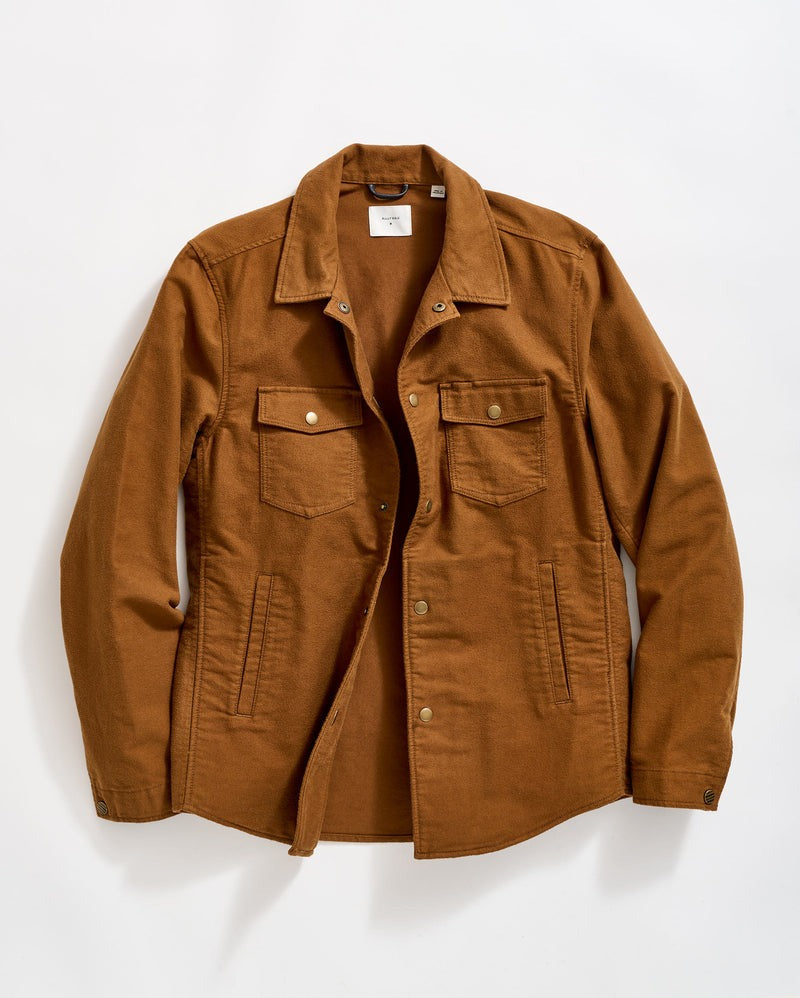 Moleskin Mo Shirt Jacket Tobacco