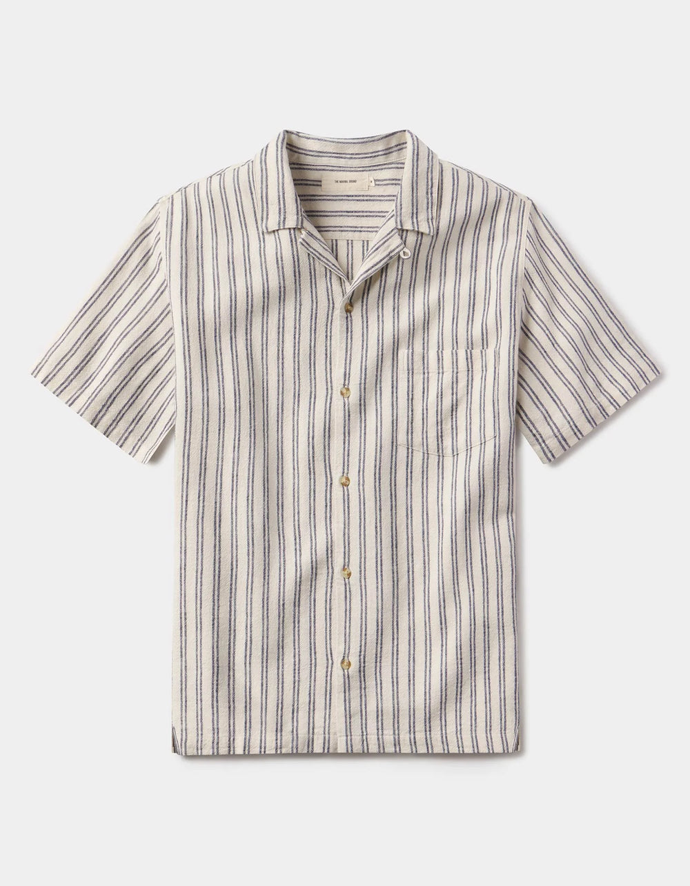 Freshwater Resort Shirt Vintage Blue Stripe