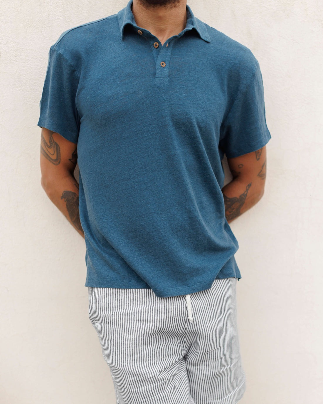 Knit Polo Dusk