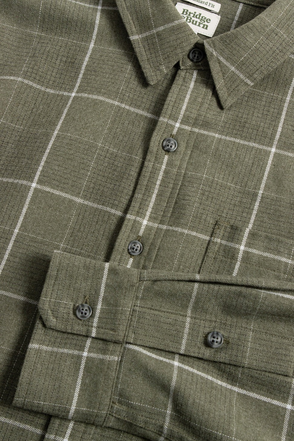 Larson Shirt Rosemary Twill Windowpane