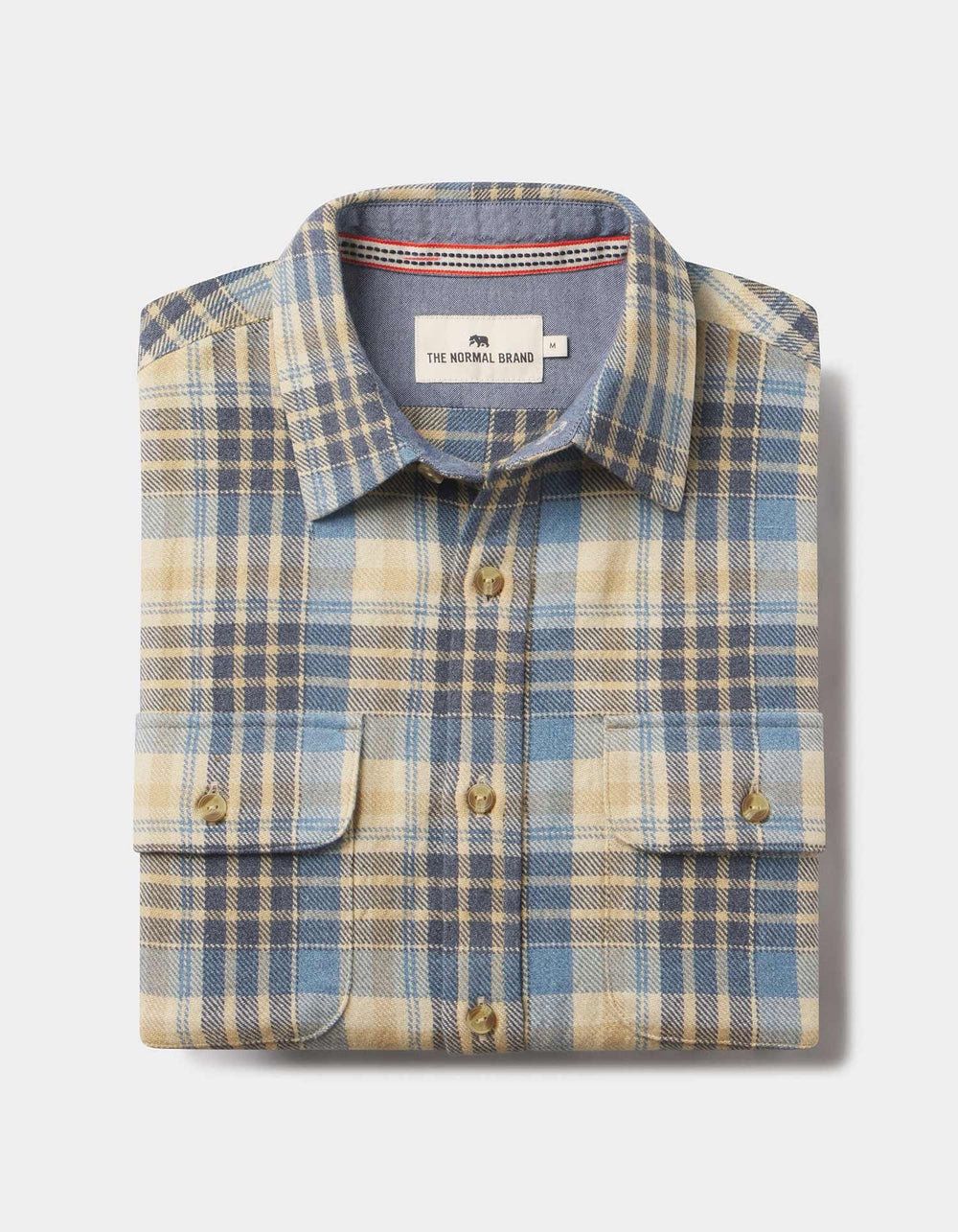 Mountain Overshirt Vintage Blue Plaid