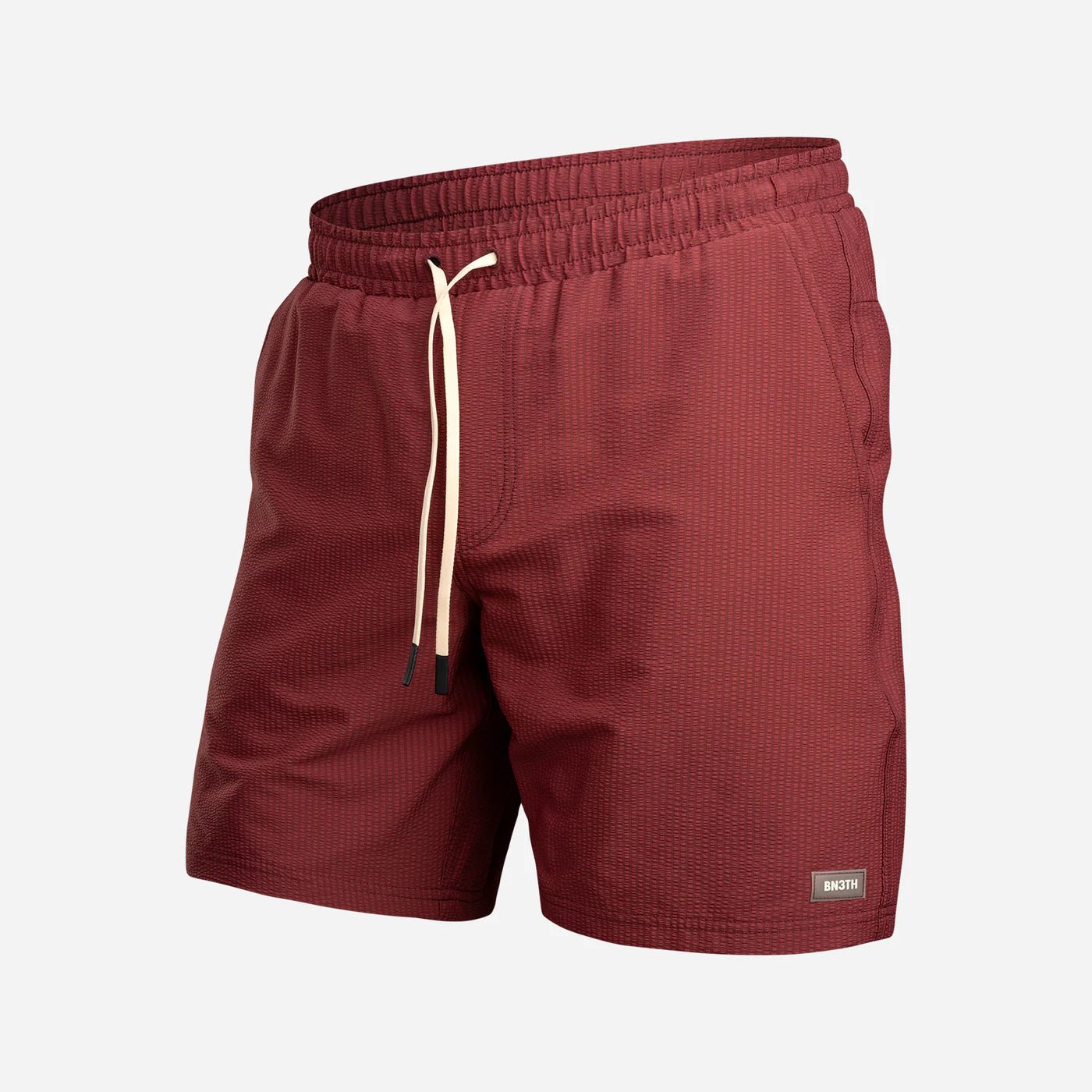 Wave Swim Short 2N1 Red Mahogany