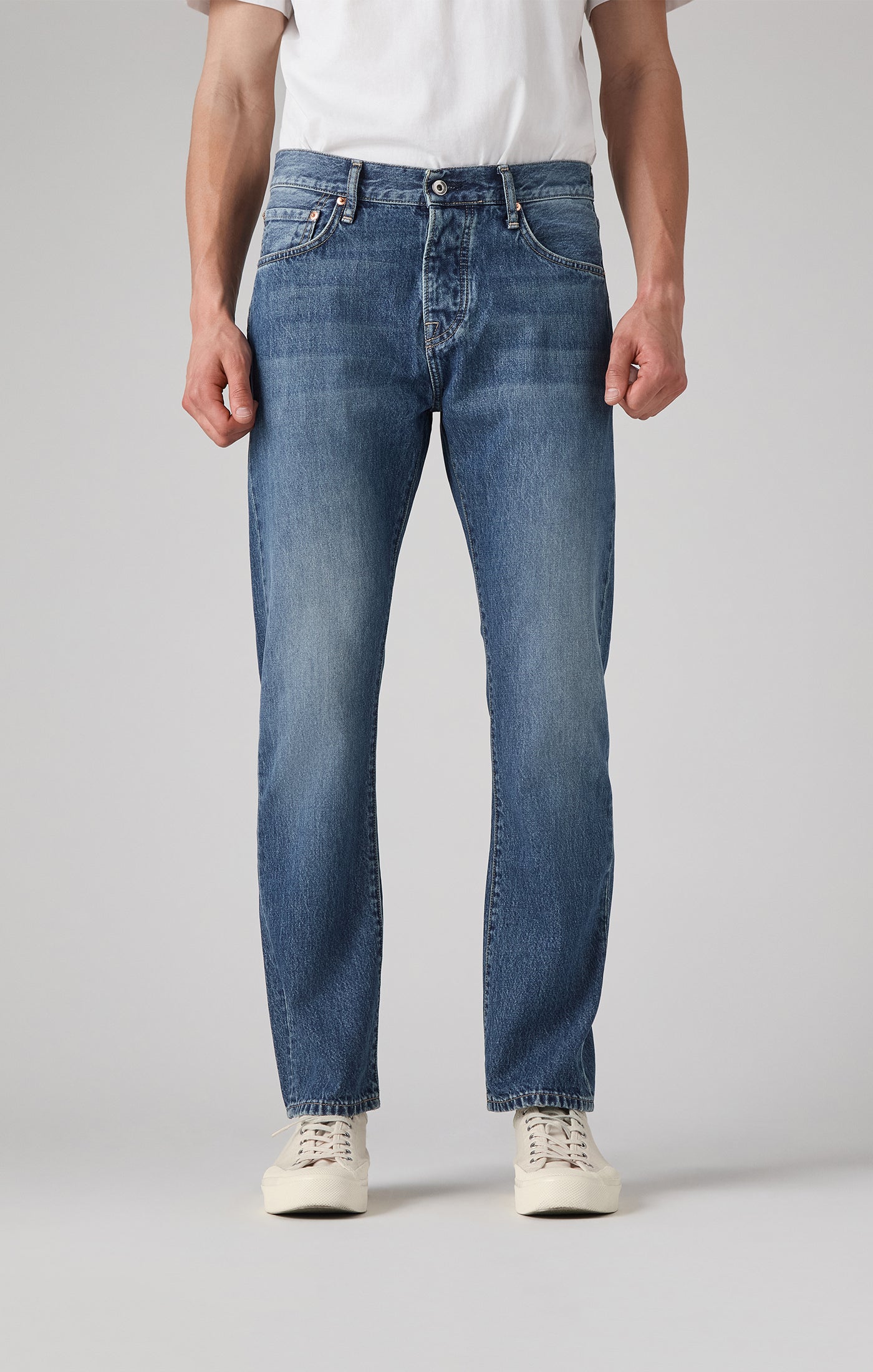M8 Straight Fit 11oz Light Denim Authentic Aged